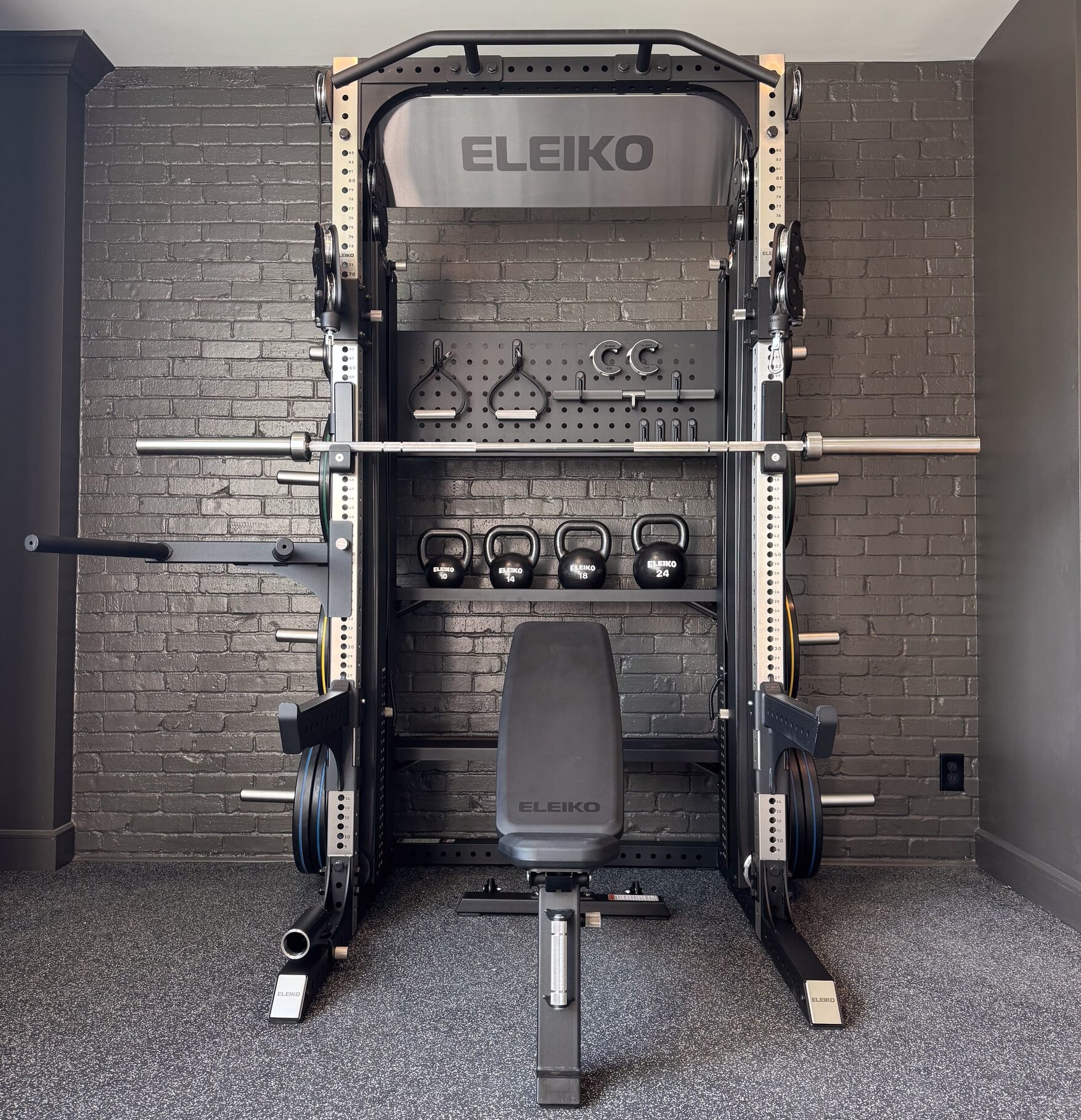 Eleiko Rack Against Urbane Bronze Wall