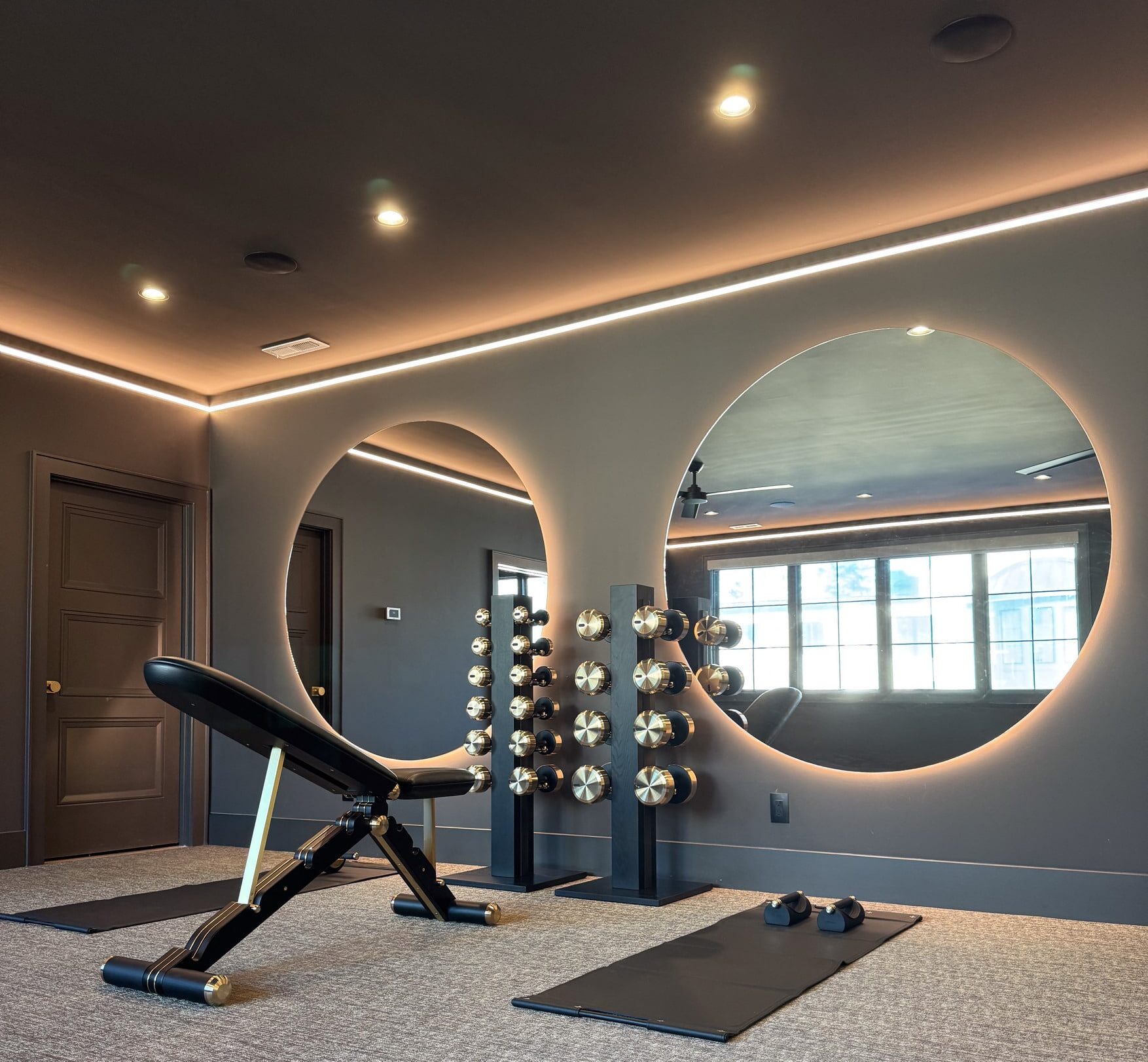 PENT Home Gym built by Beyond Gym Design